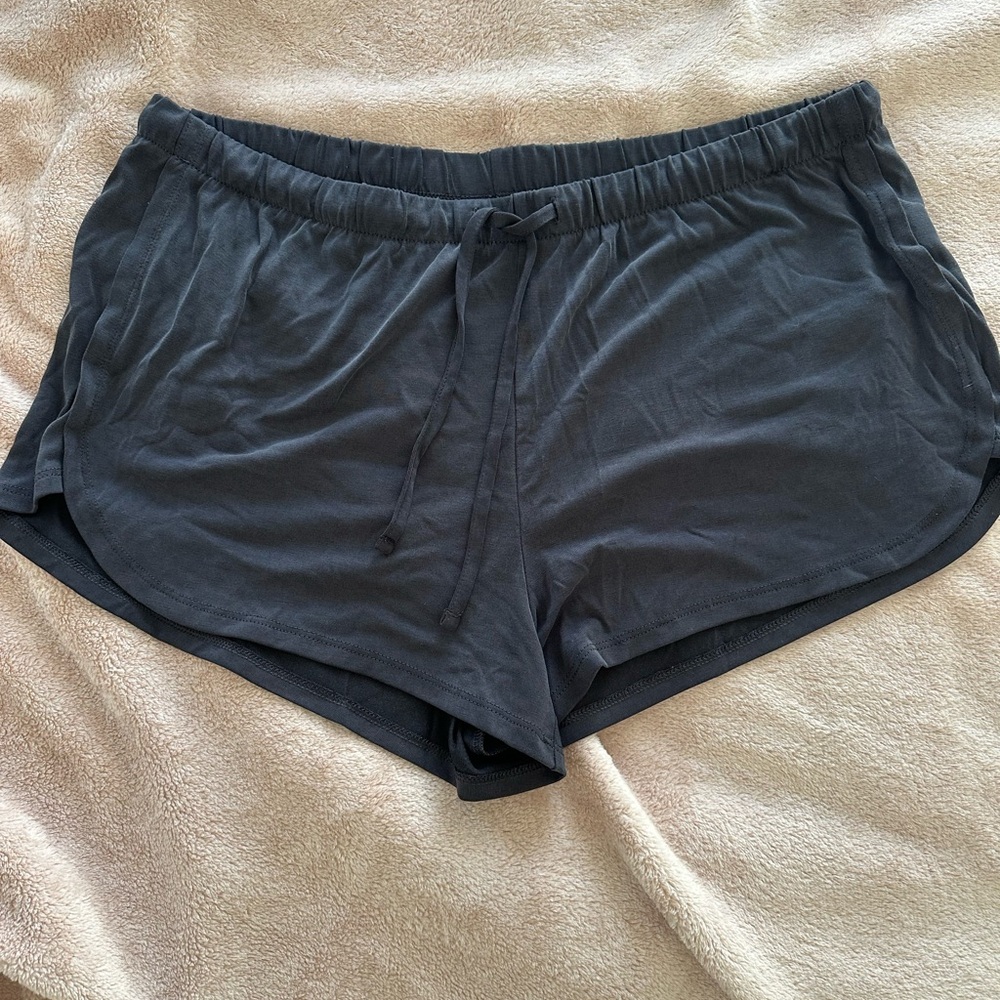 Aerie Charcoal Casual Flowy Shorts